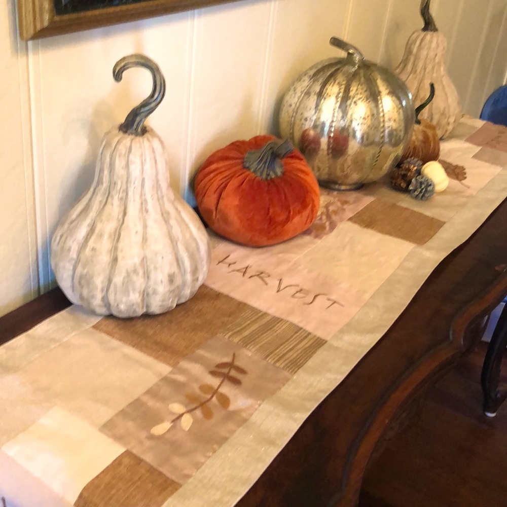 Harvest patchwork table runner